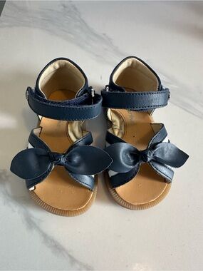 Naturino Navy Bow Sandals for Kids